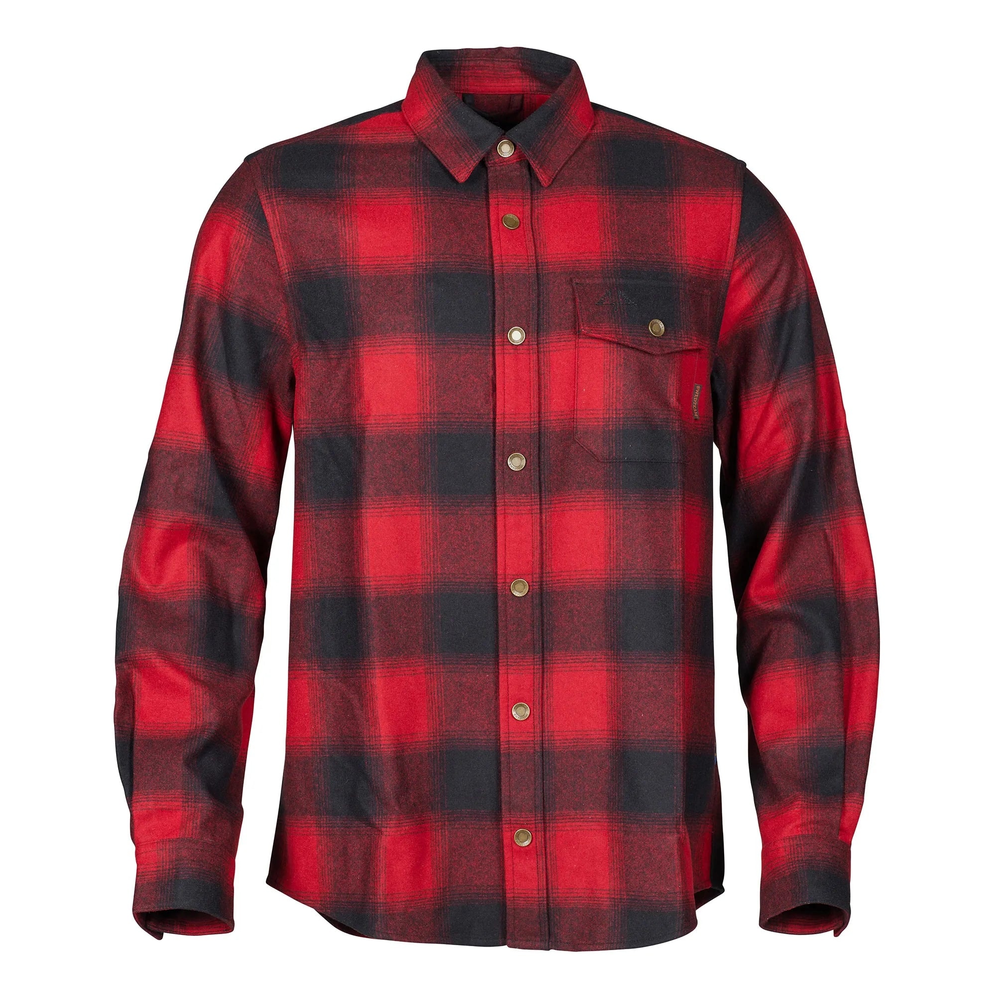 Swedteam Lynx Wool Shirt Men Red