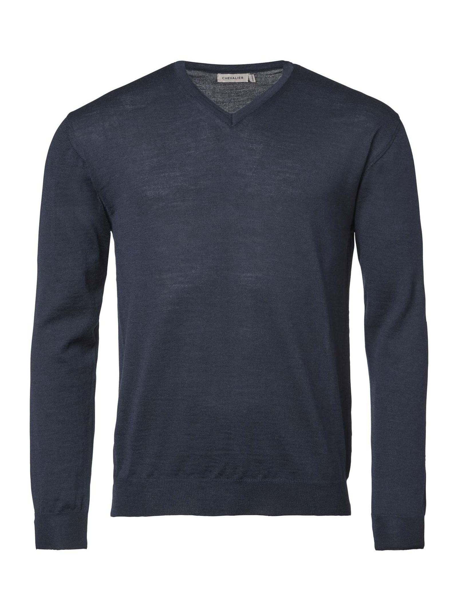 Chevalier Aston V-Neck Merino Pullover Men Navy L