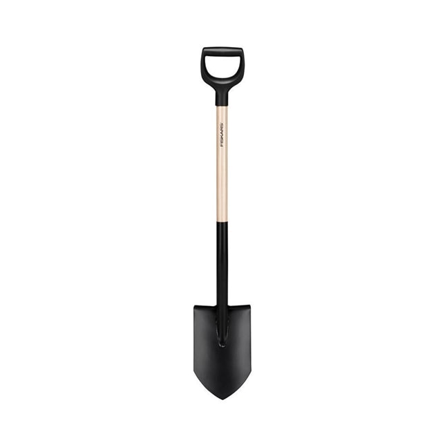 Fiskars Solid Spade spetsig trä FSC