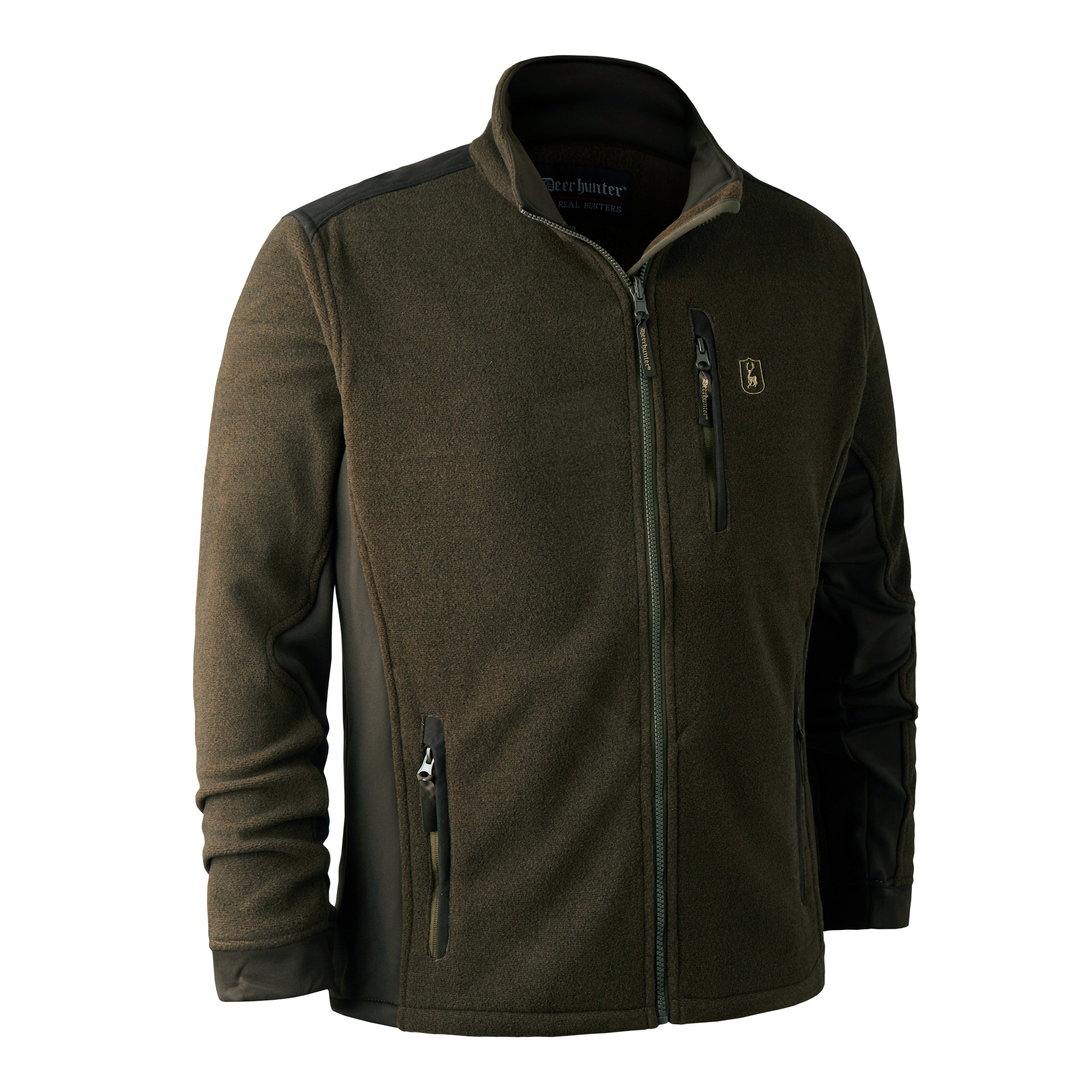 Deerhunter Muflon Zip-In Fleece Jacke Herren Art Green