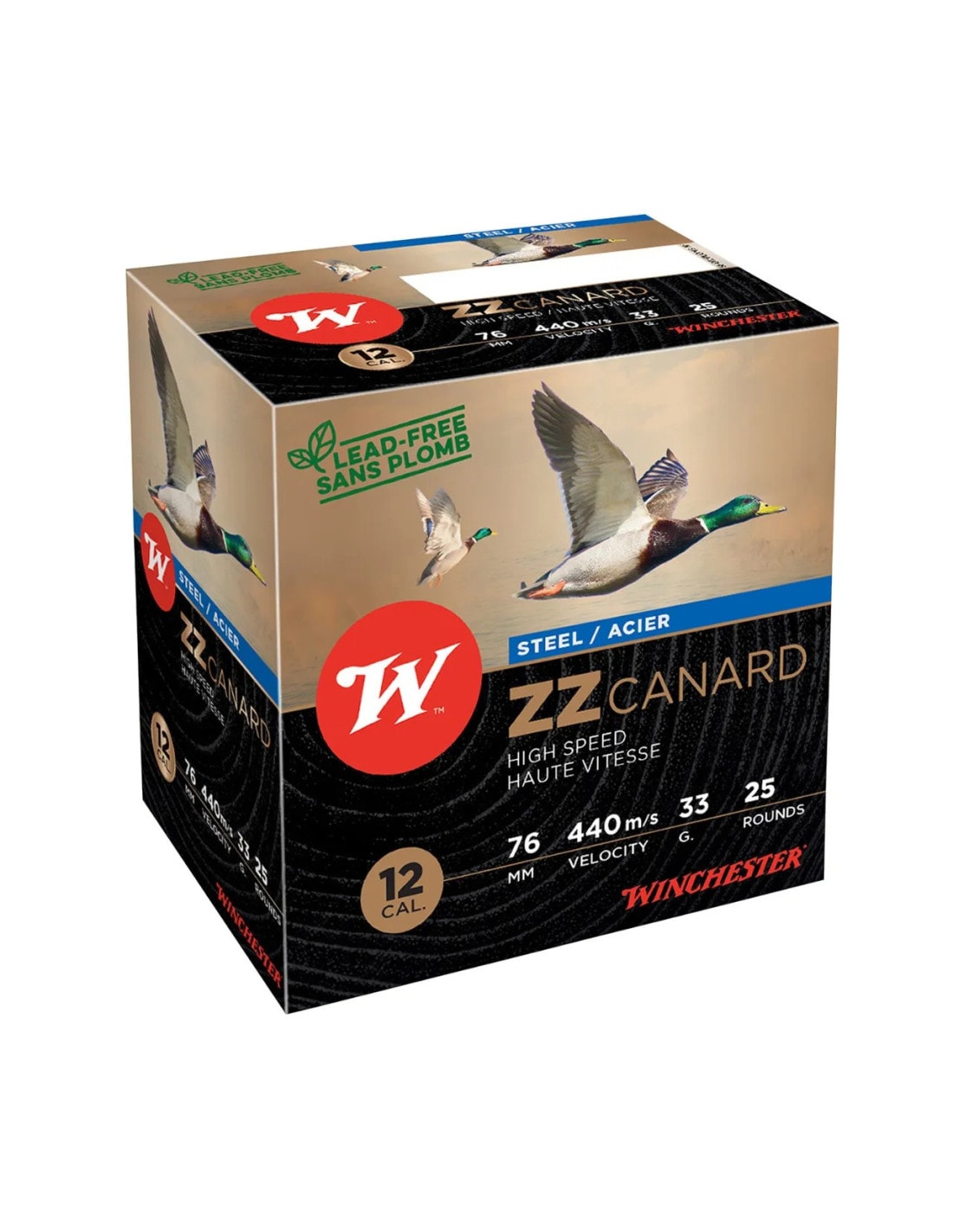 Winchester Cart, ZZ Canard,12-76, 20mm, 33g, P2, 25/250