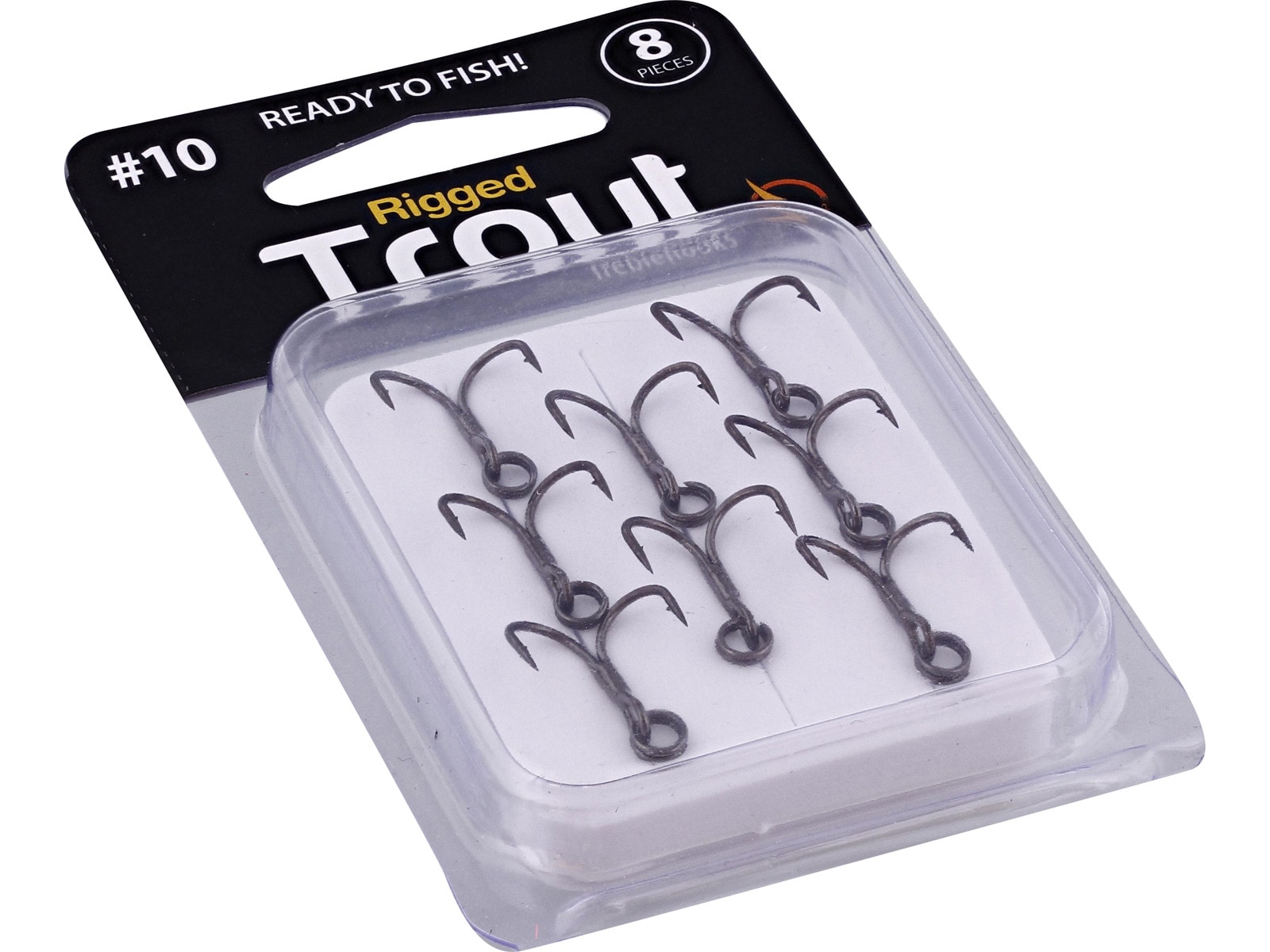 Westin Rigged Trout 3-krok #10 Svart 8-pack