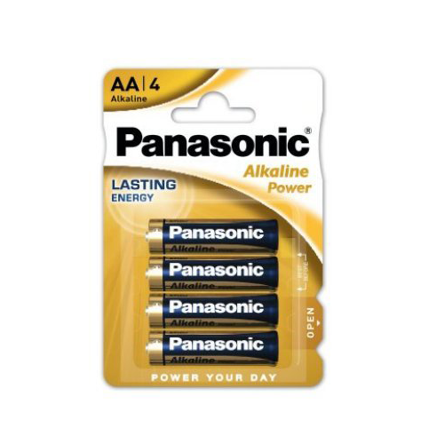 Panasonic Batteri Alkaline Power AA 4