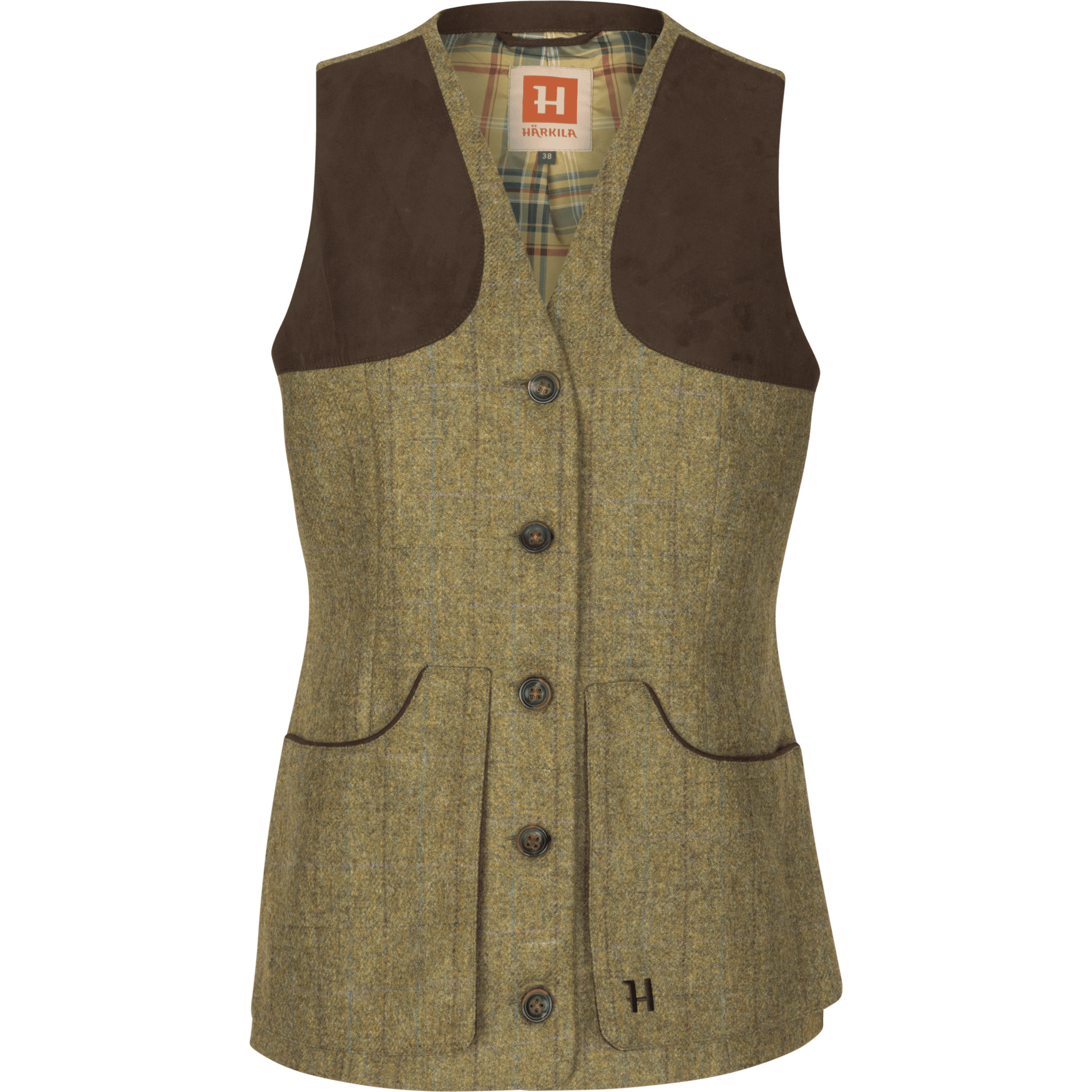 Jura shooting waistcoat Women Olive 42