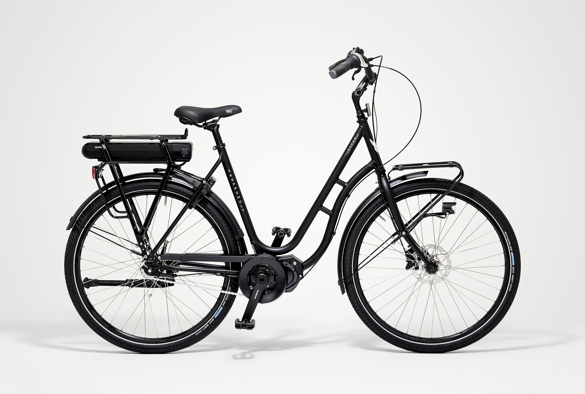 Skeppshult Elcykel Dam Natur Land Svart -