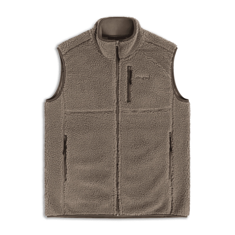 Bergans Lunnan Pile Fleece Vest Men Rock Taupe