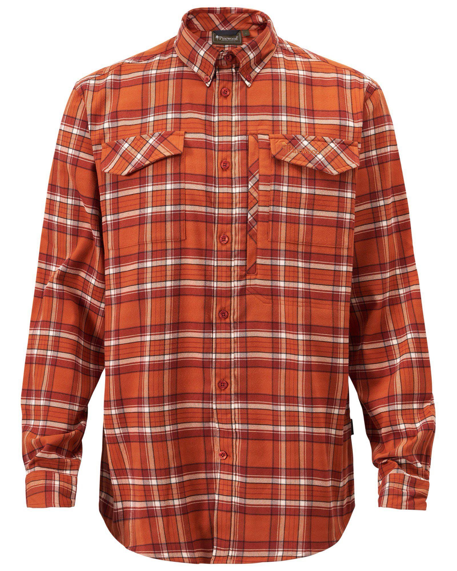 Pinewood Abisko Hiking Flannelskjorta Herr Burned Orange L