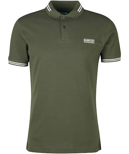 Barbour International Essential Tipped Polo Forest
