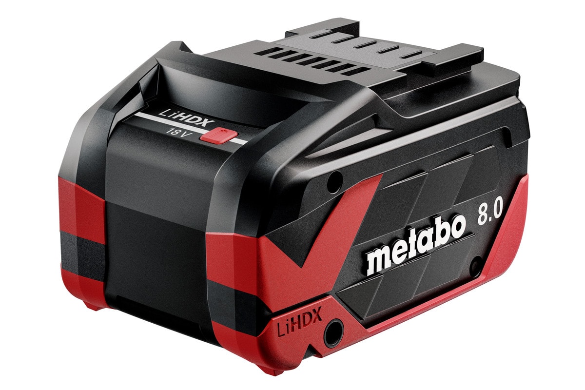 Metabo LiHDX-batteripaket 18 V - 8,0 Ah