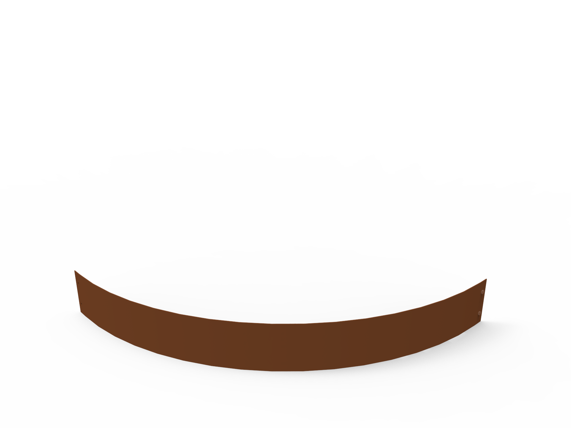 Flexigarden Planteringskant corten 120 mm kvartsbåge 1150 mm