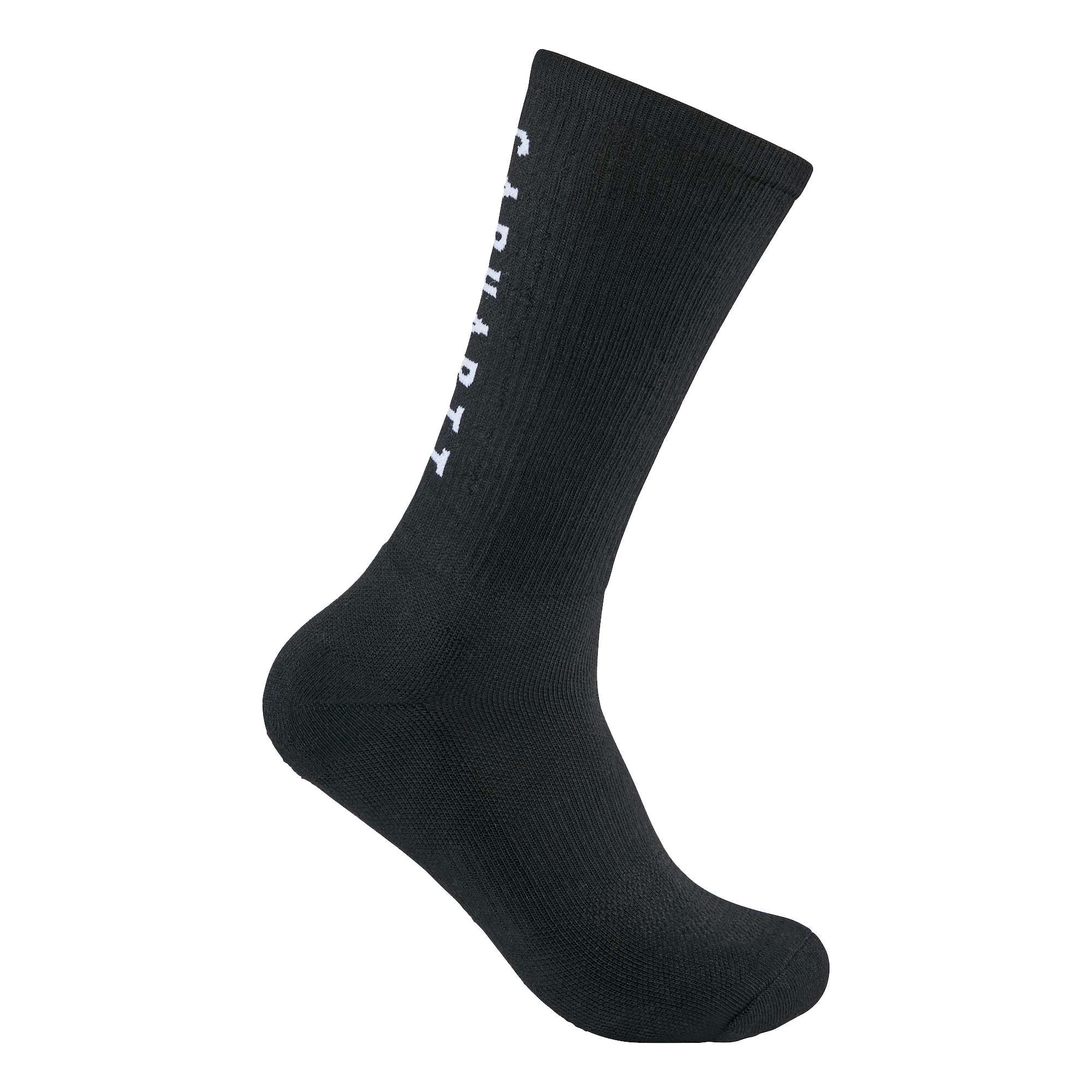 Carhartt Midweight Crew Socks 3-Pack Men's Black L