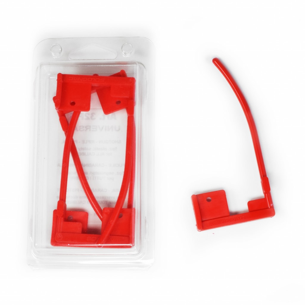 5etta Saftey flag, Säkerhetsflagga röd, Universal rifle 5-pack