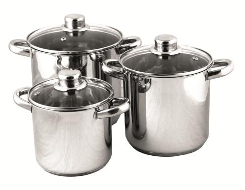 Smart Living Kastrullset 6 Delar Rostfritt