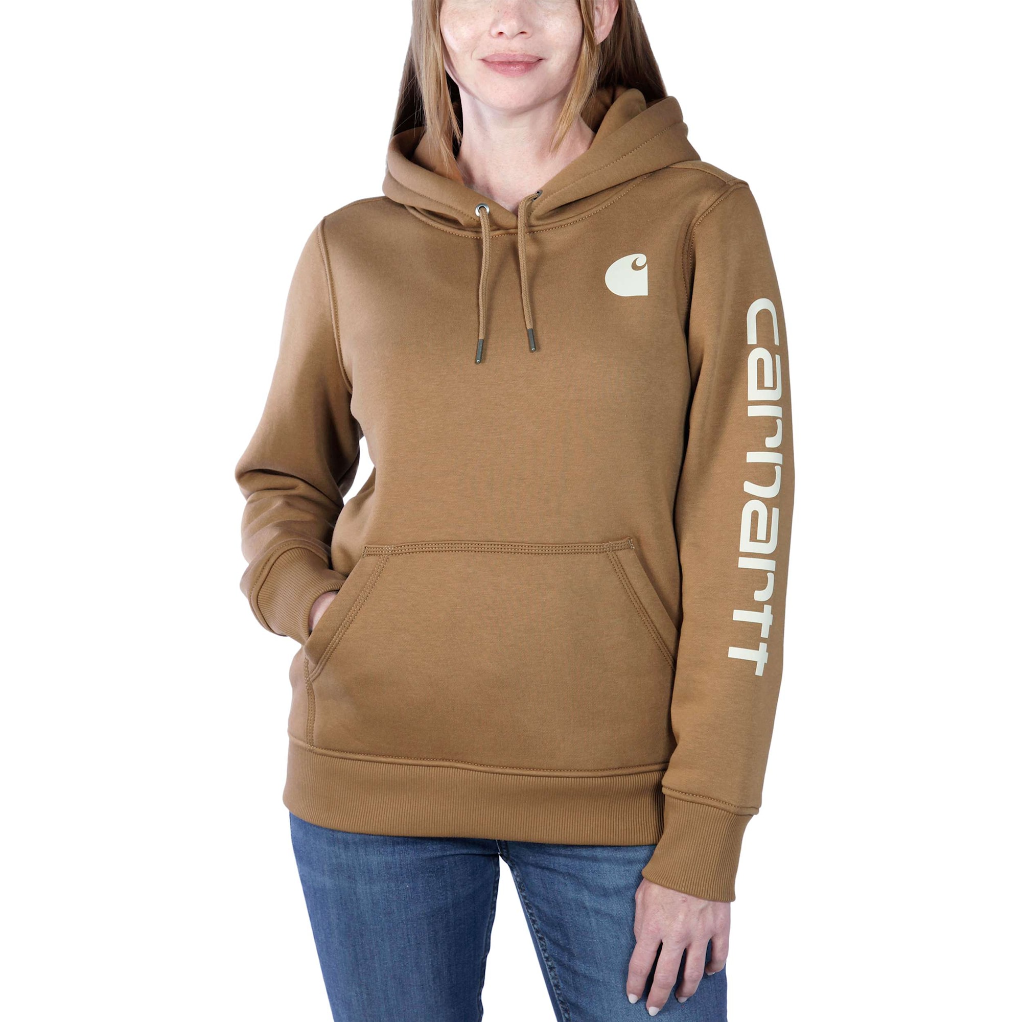 Carhartt Clarksburg Hoodie Women Carhartt® Brown