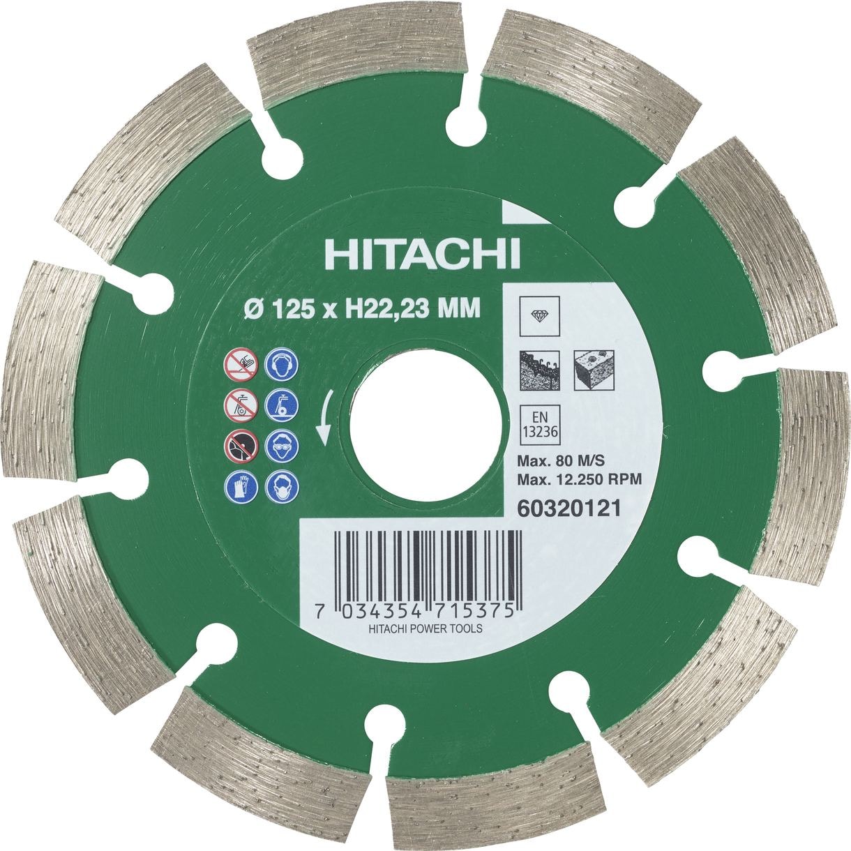 Hitachi Diamantkapskiva Std 230x22,23mm Sintrad