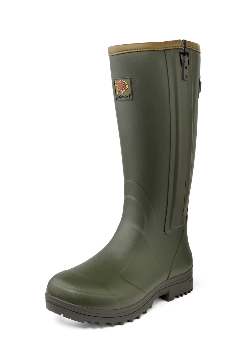 Gateway1 Pheasant Game Lady 17" 5mm side-zip Gummistövlar Dam Dark Olive