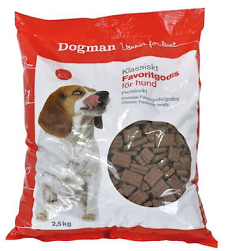Dogman Favoritgodis namupalat koiralle 2,5 kg
