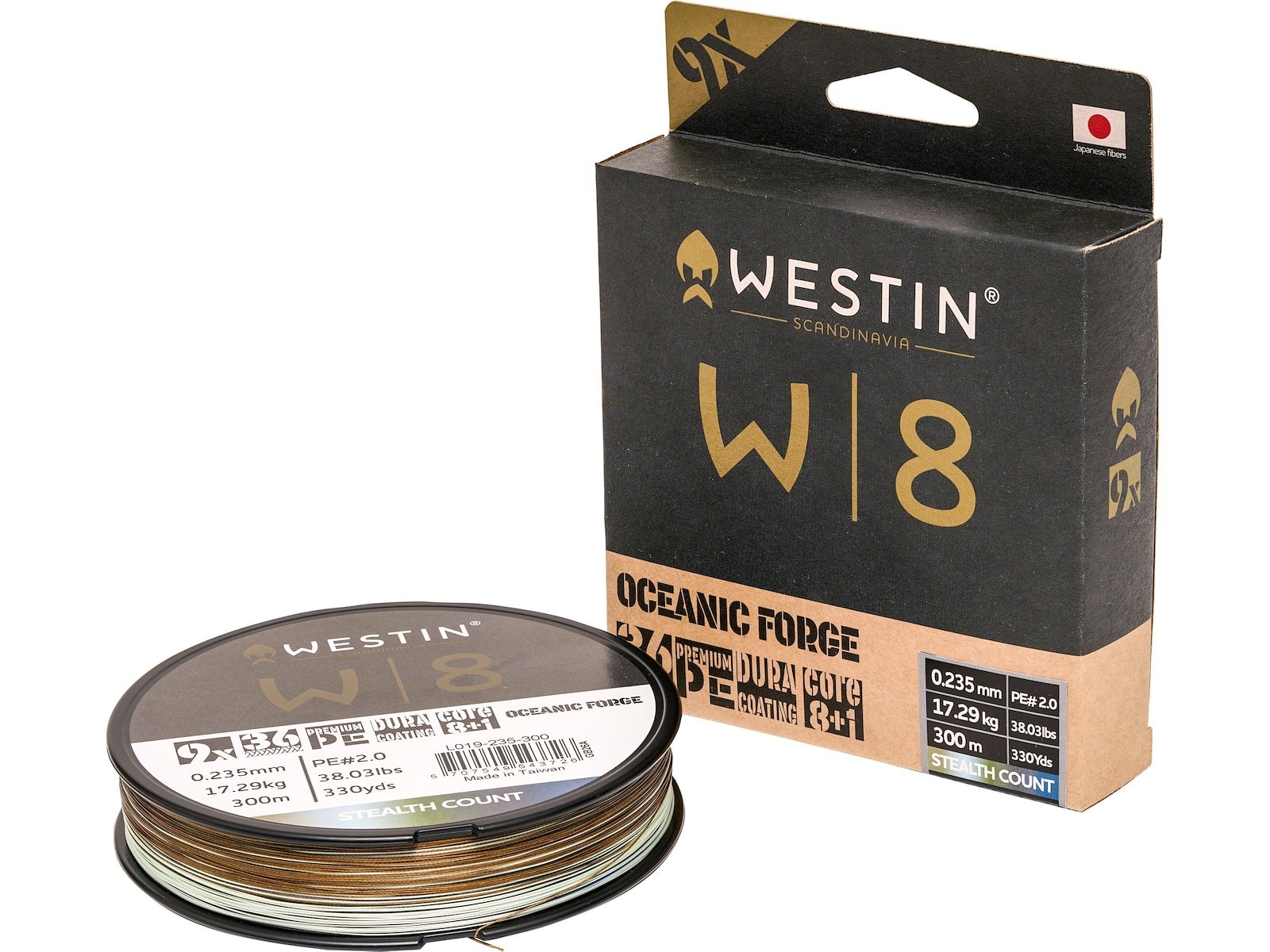 Westin W8 9-Braid Oceanic Forge 300m Flätlina