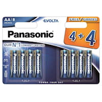Panasonic Batterier Evolta AA 8-pack