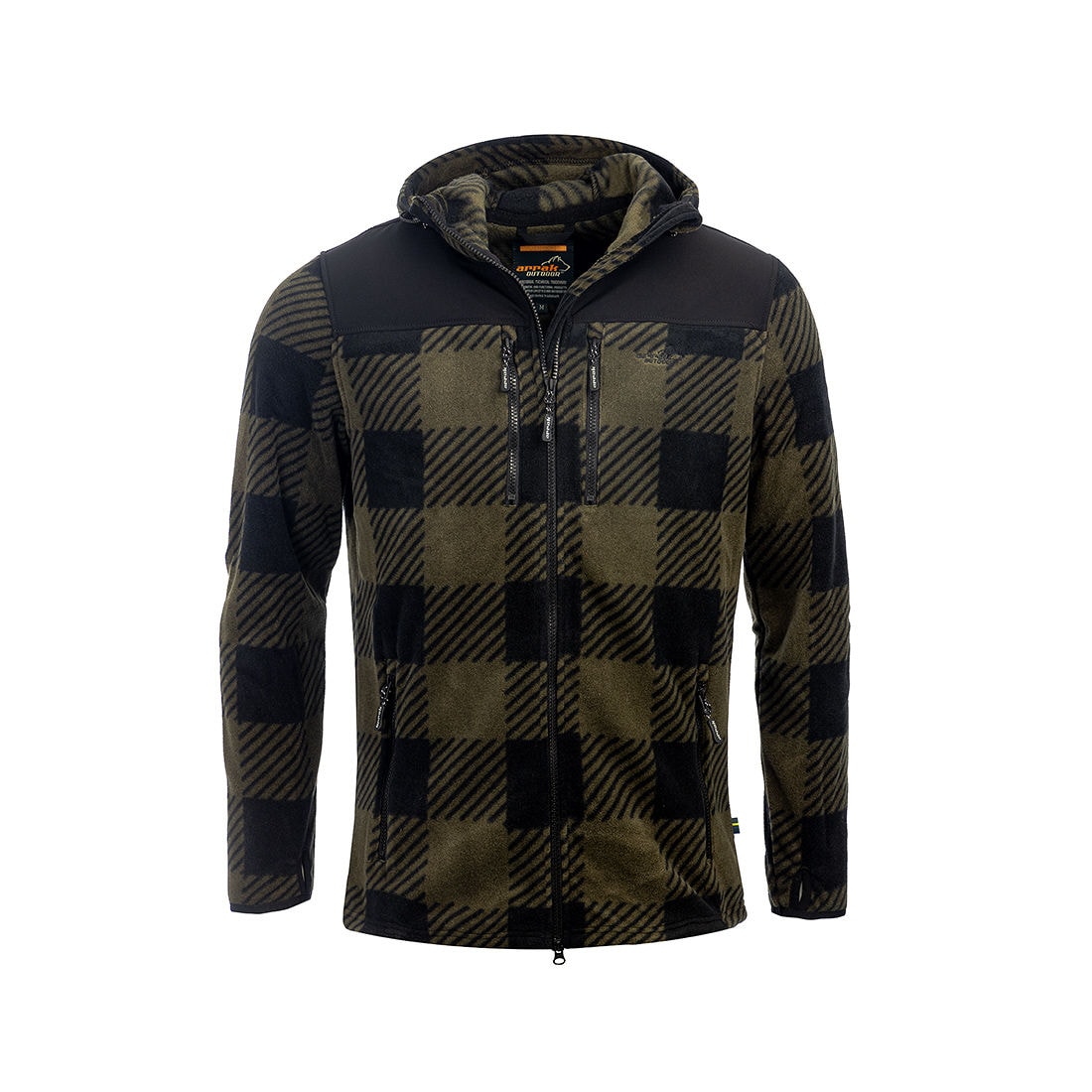 Arrak Outdoor Canada fleece Olive/black L -
