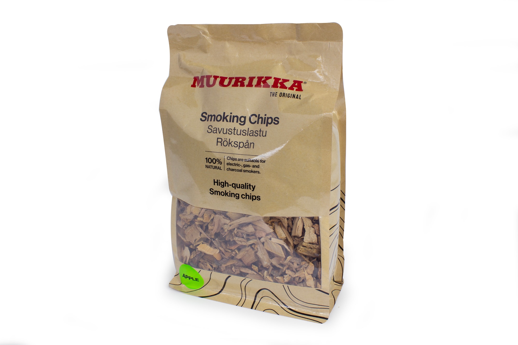 Muurikka Rökspån, Äpple 500 g