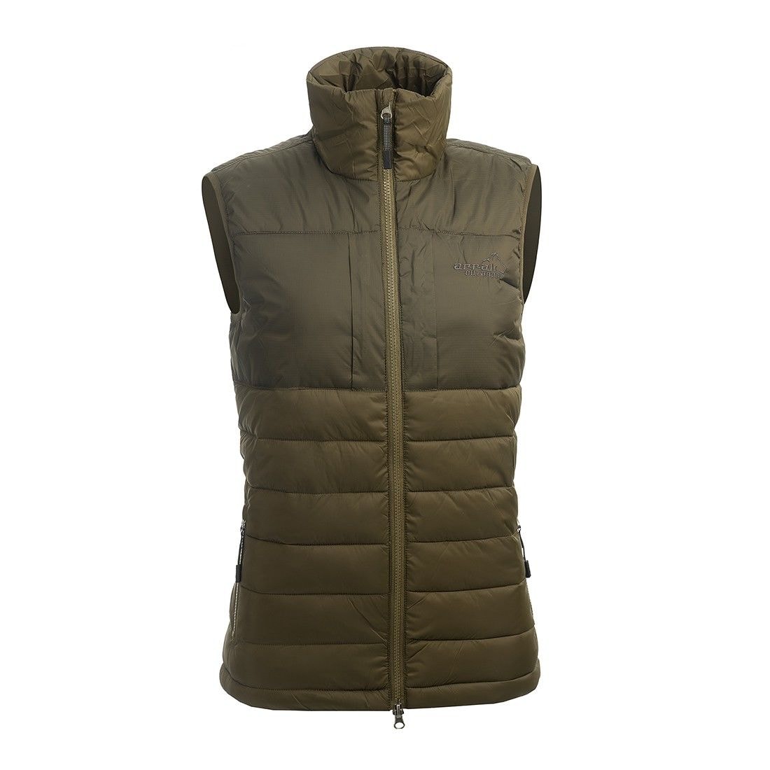 Arrak Outdoor Warmy Vest Dame Olivengrøn