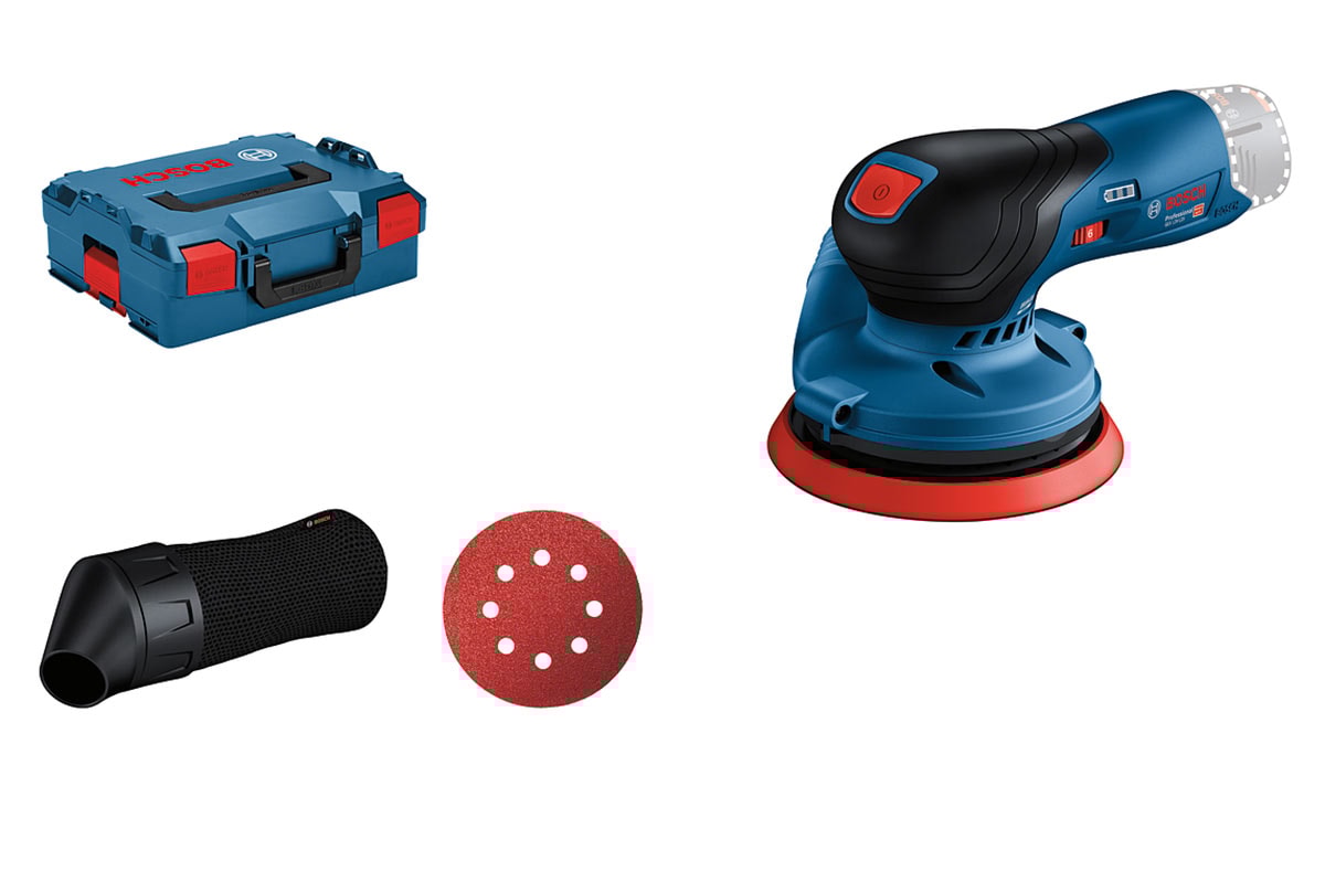 Bosch Batteridrevet excentersliber GEX 12V-125 Professional Solo i L-BOXX