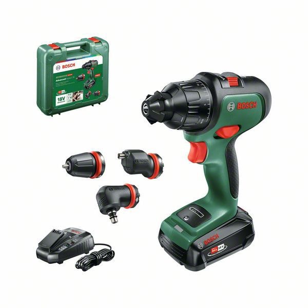 Bosch Slagborrmaskinset Advanced Impact 18V med Batteri 1x2,5Ah batteri och laddare