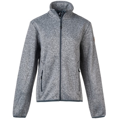 Whistler Samani Fleecejacke Damen Hellgrau Melange