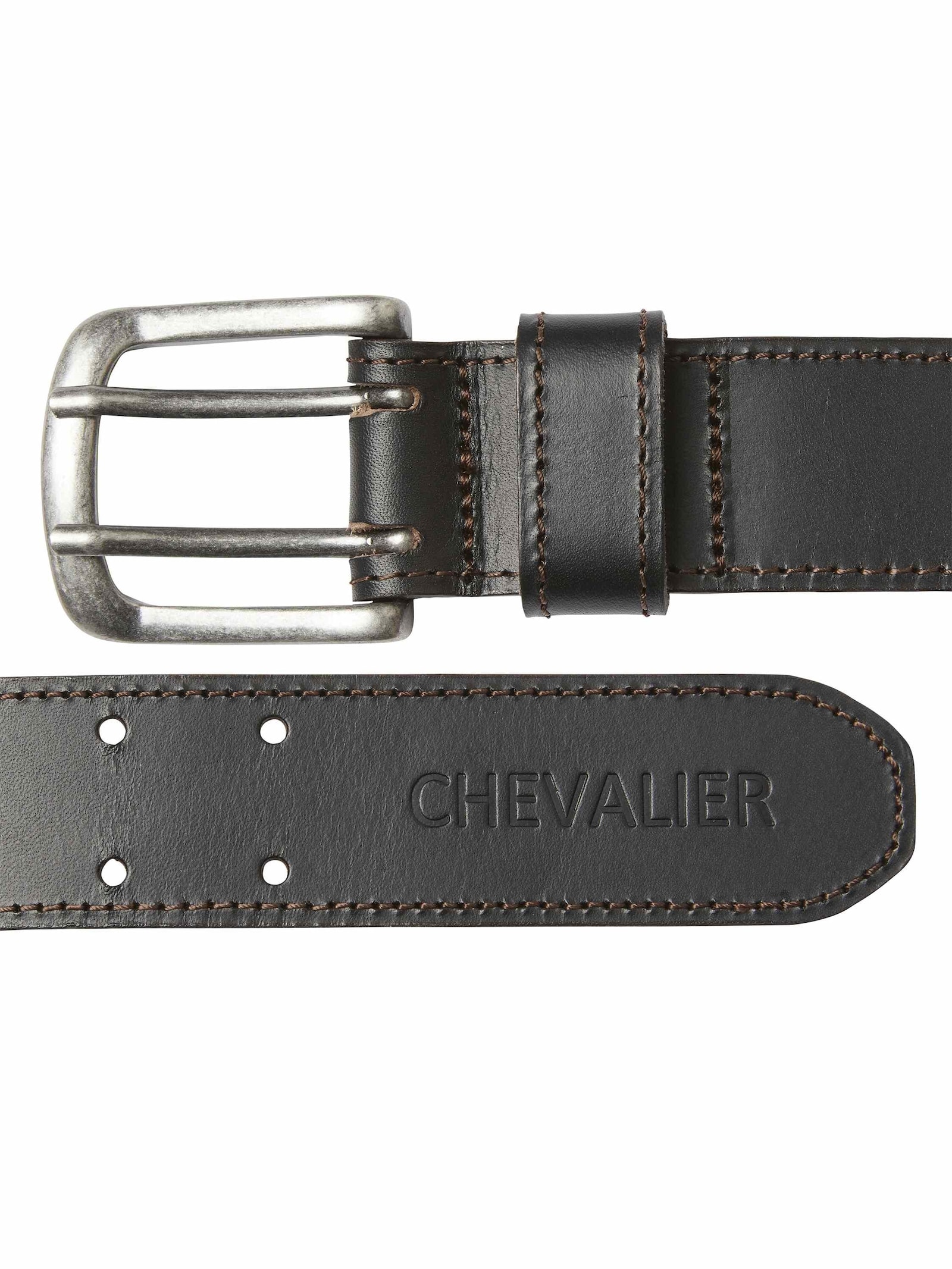 Chevalier Barrow Leather Belt Leather Brown 85