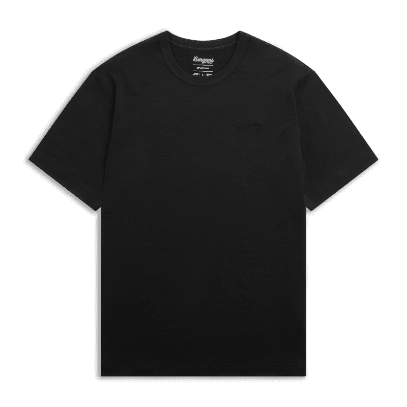 Bergans Logo Merino Tee Men Dark Shadow Grey