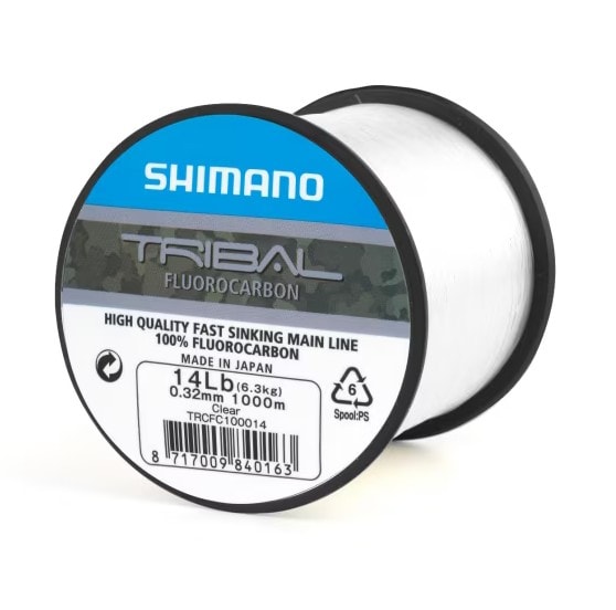 Shimano Tribal Carp Fluorocarbon 1000m Clear
