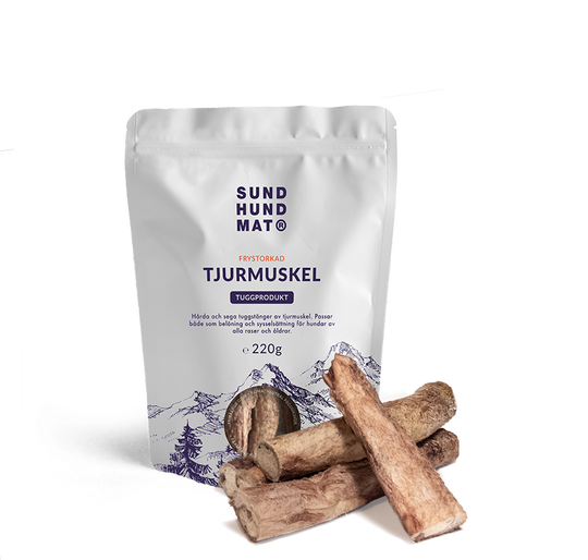 Gesundes Hundefutter, gefriergetrocknetes Rindfleisch, 220 g