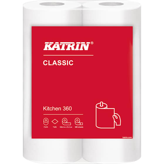 Husholdningspapir Katrin Classic 360 2-pakning