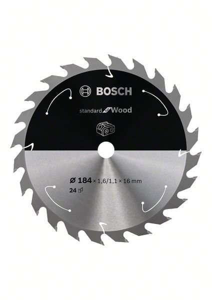 Bosch Sågklinga Standard for Wood 184×1,6/1,1×16mm 24T