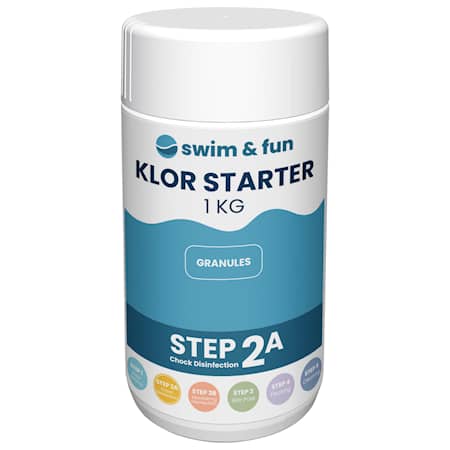 Swim & Fun Klor Granulat Spa/Pool 1kg