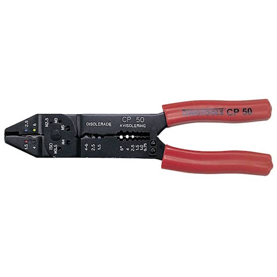 Teng Tools Kabelskotång CP51 Röd 0,75-6mm²