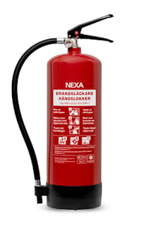 Nexa Brandslukker 6kg Pulver 55A 233B C Rød