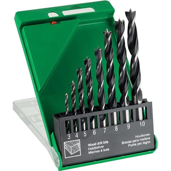 Hikoki Träborr cv-spiral set 8-del