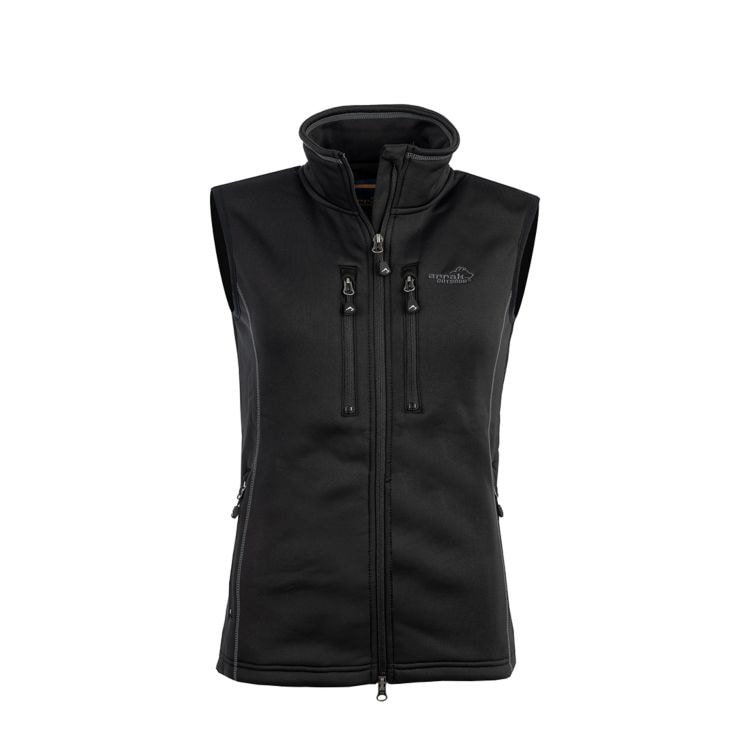 Arrak Outdoor Powerfleece Weste Damen Schwarz