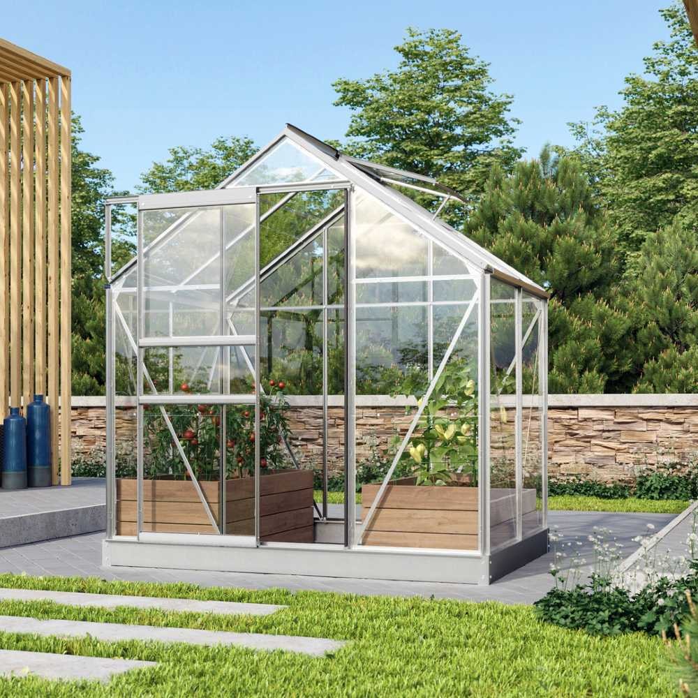 Vitavia Venus 3800 Växthus Grön 3,8 m2 3 mm glas