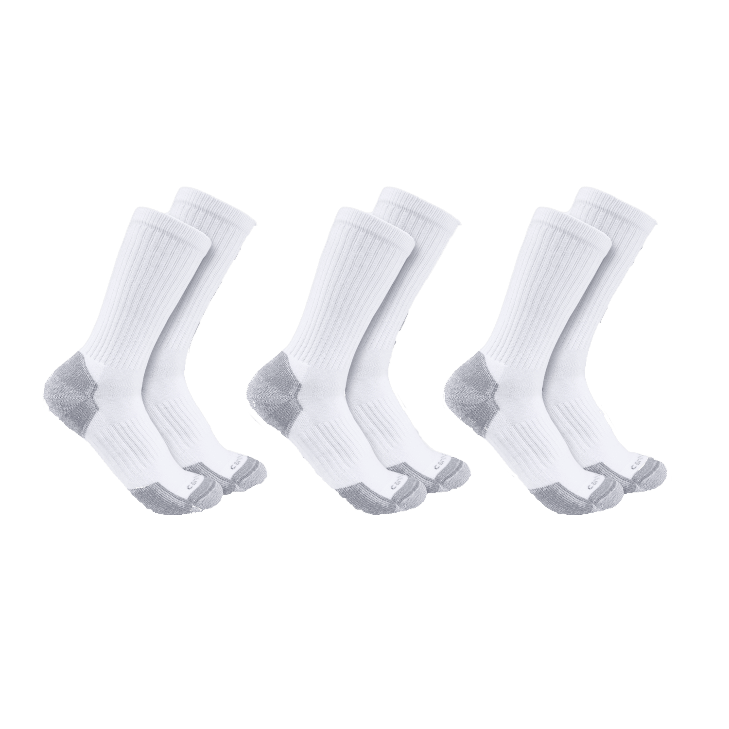 Carhartt Midweight Cotton Blend Crew Sock 3-pack Men White