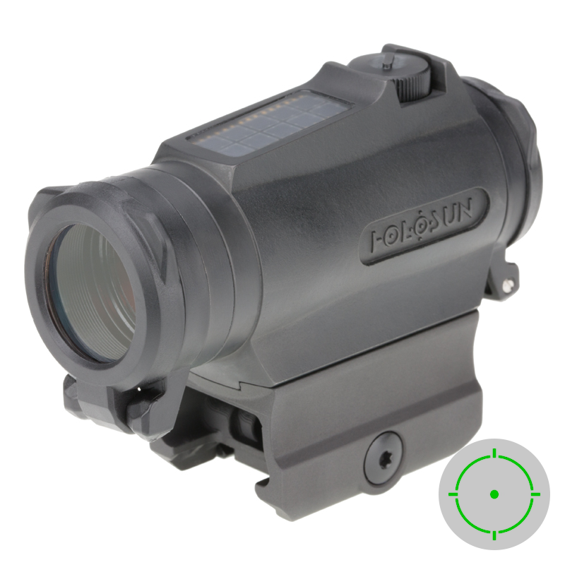 HOLOSUN HE515CT GR, Green Circle Dot/Solar/Titanium