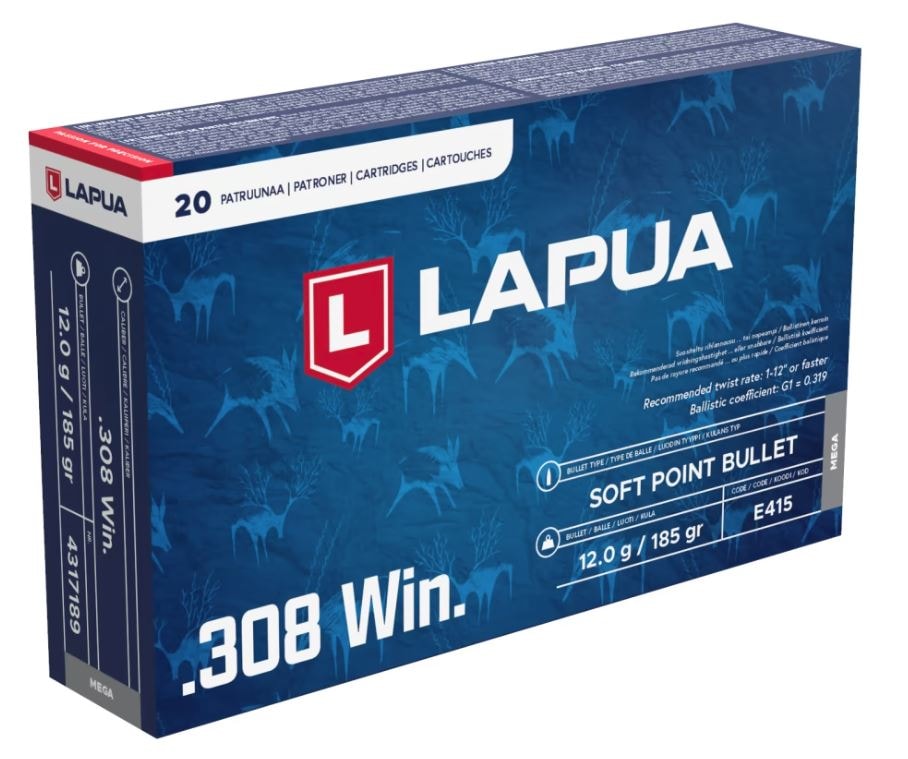 Lapua Mega .308 12g /185gr