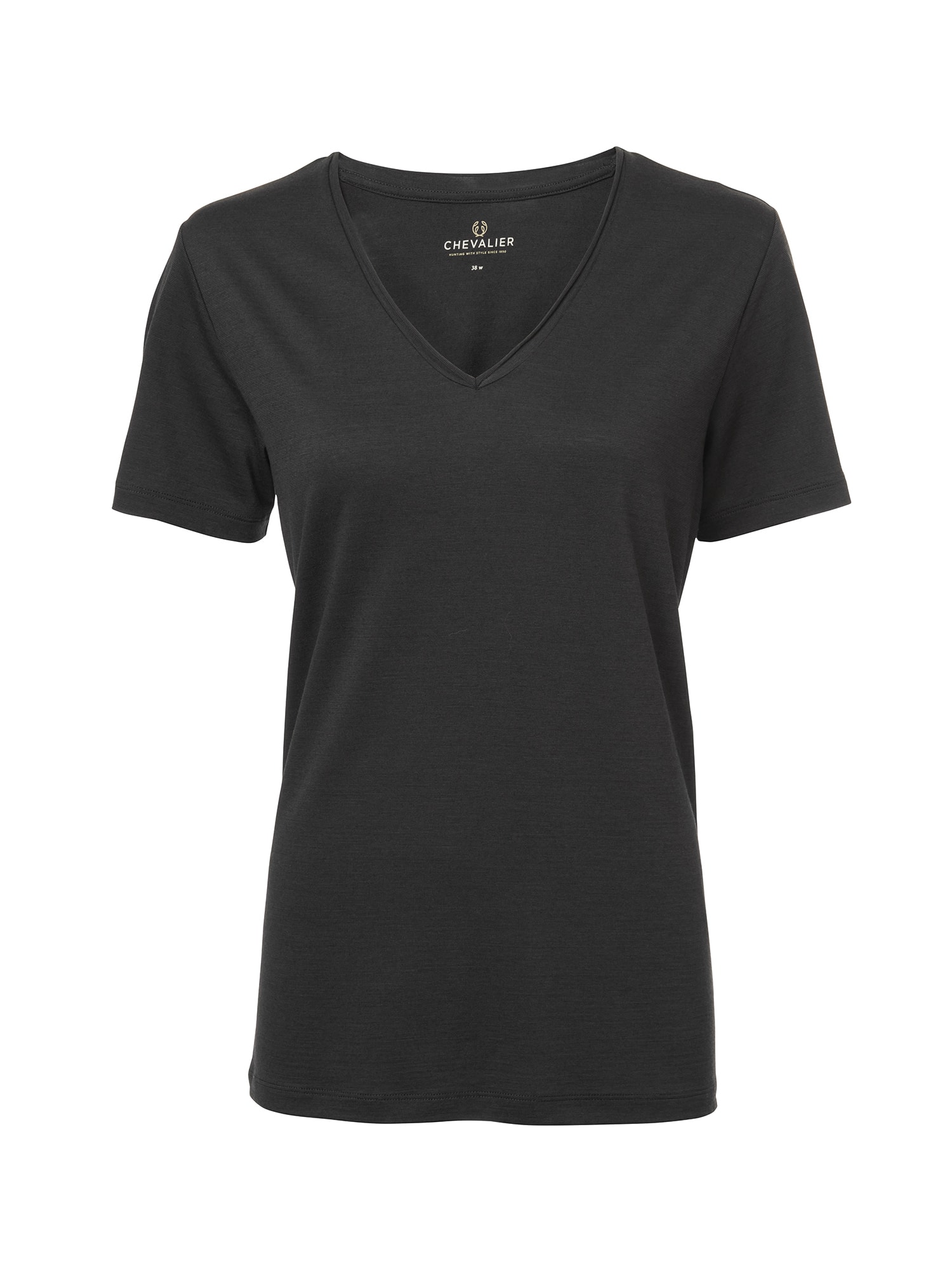 Coley Woll T-Shirt Stone Black Damen