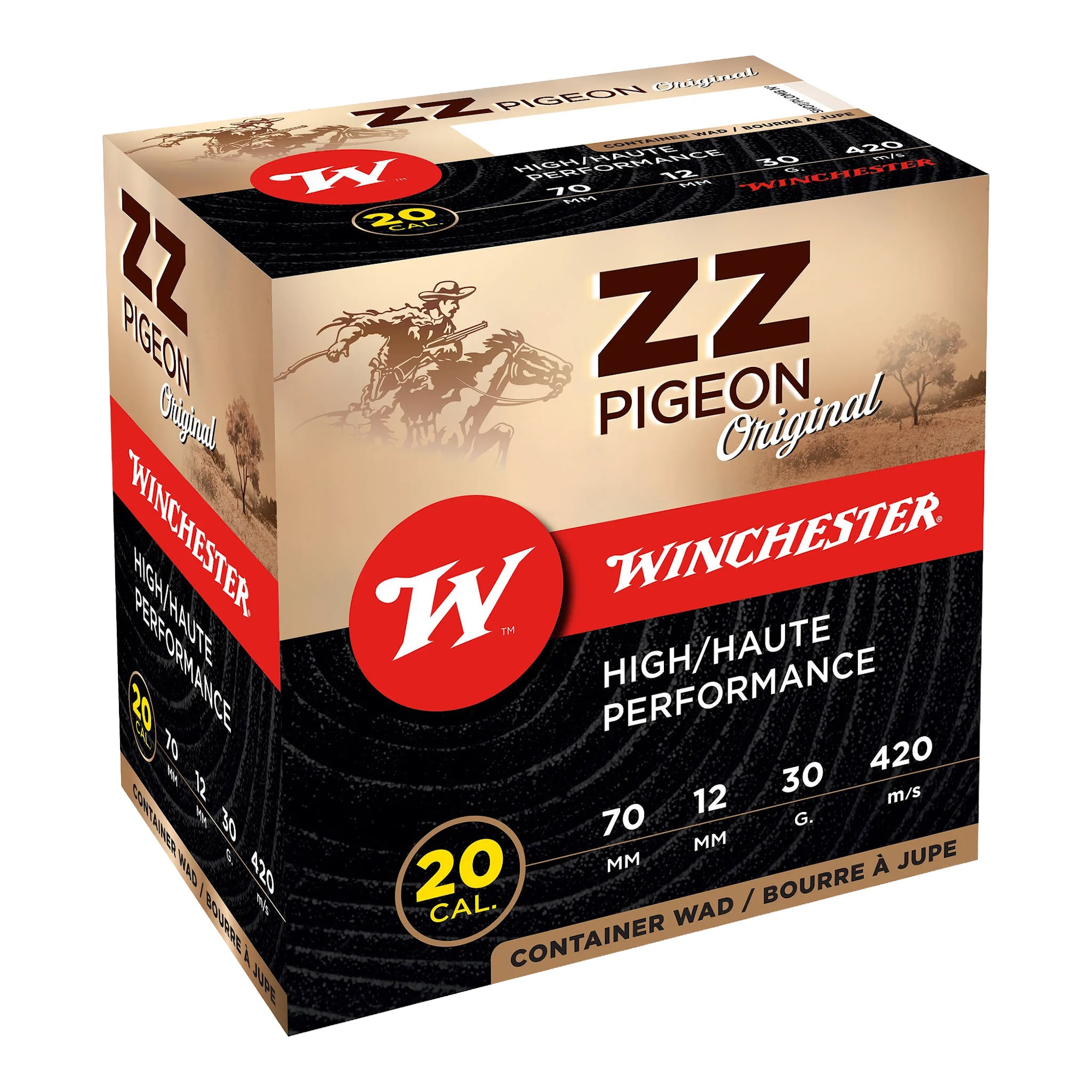 Winchester Cart, ZZ Pigeon G2, 20-70, 16mm, 30g, P55,25/250