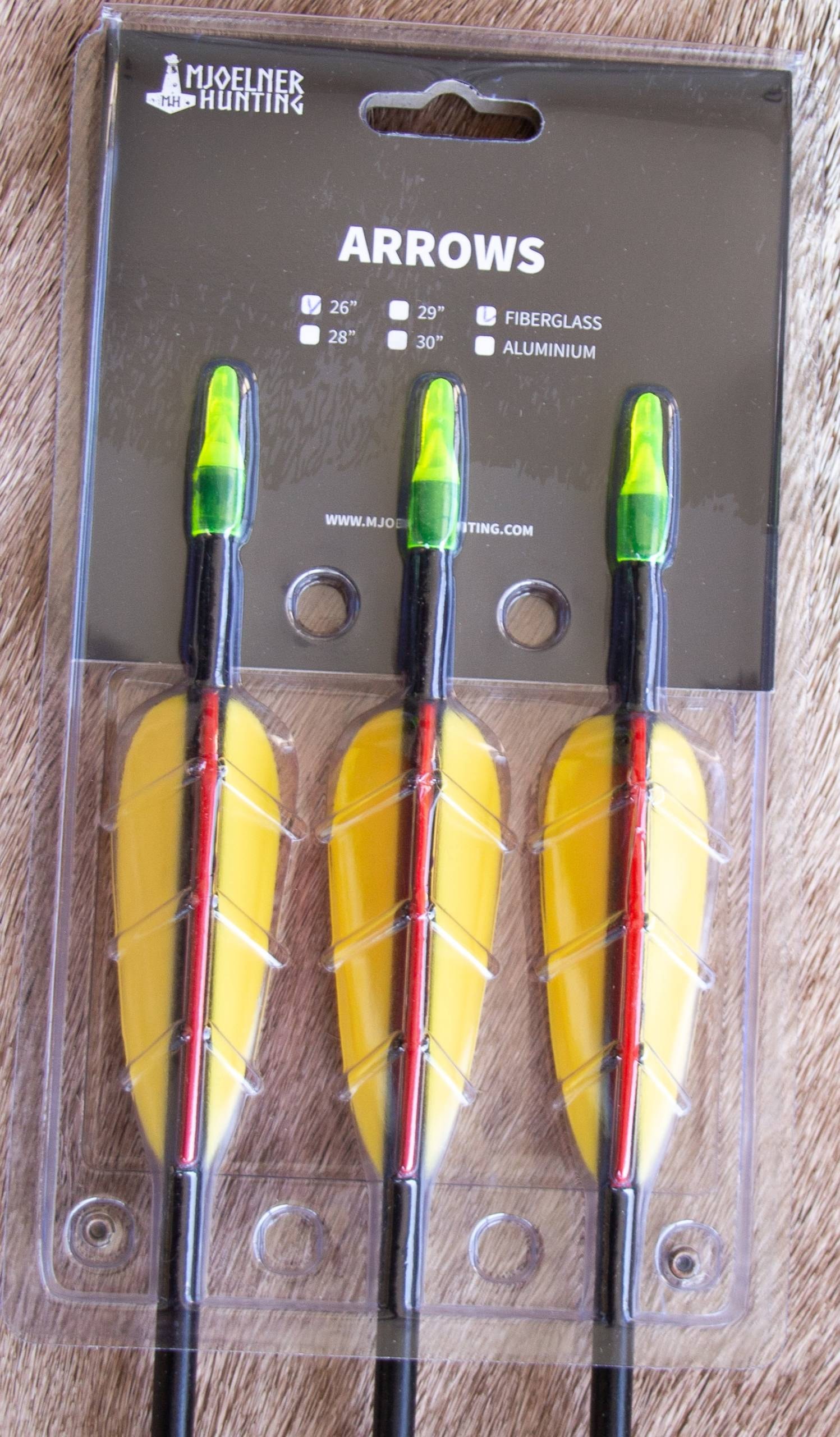 Glasfaserpfeile 3er-Pack