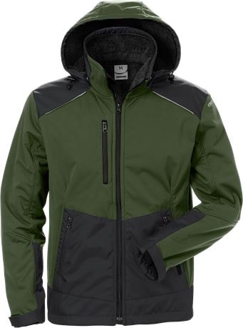 Fristads Fodrad Softshelljacka 4060 CFJ Militärgrön/Svart S