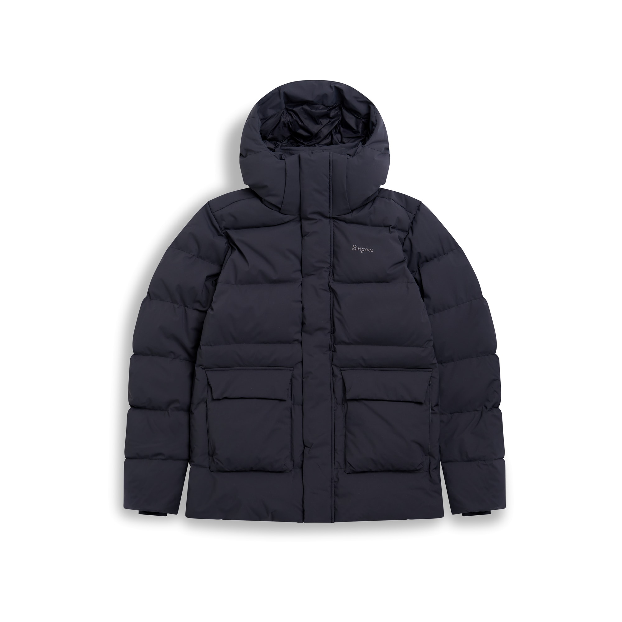 Bergans Dyna Down Hood Jakke Herre Dark Shadow Grey