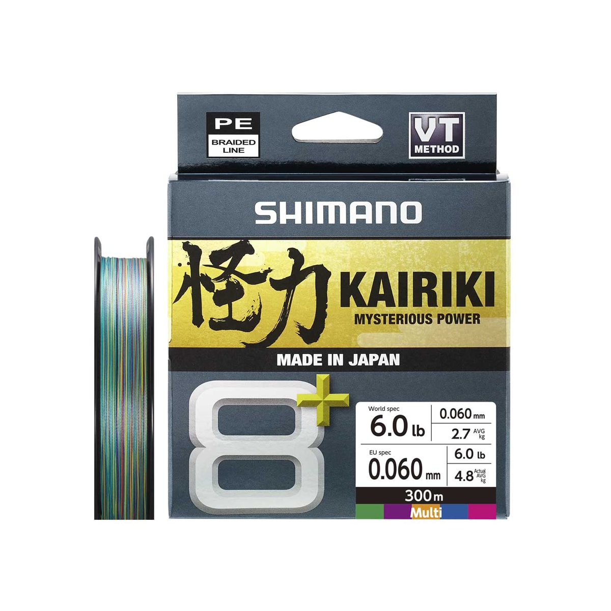 Shimano Flätlina Kairiki 8+ 300m Multi Color